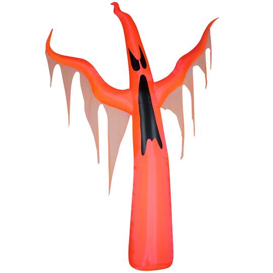 11ft. Airblown&#xAE; Inflatable Neon with Black Light Orange Ghost
